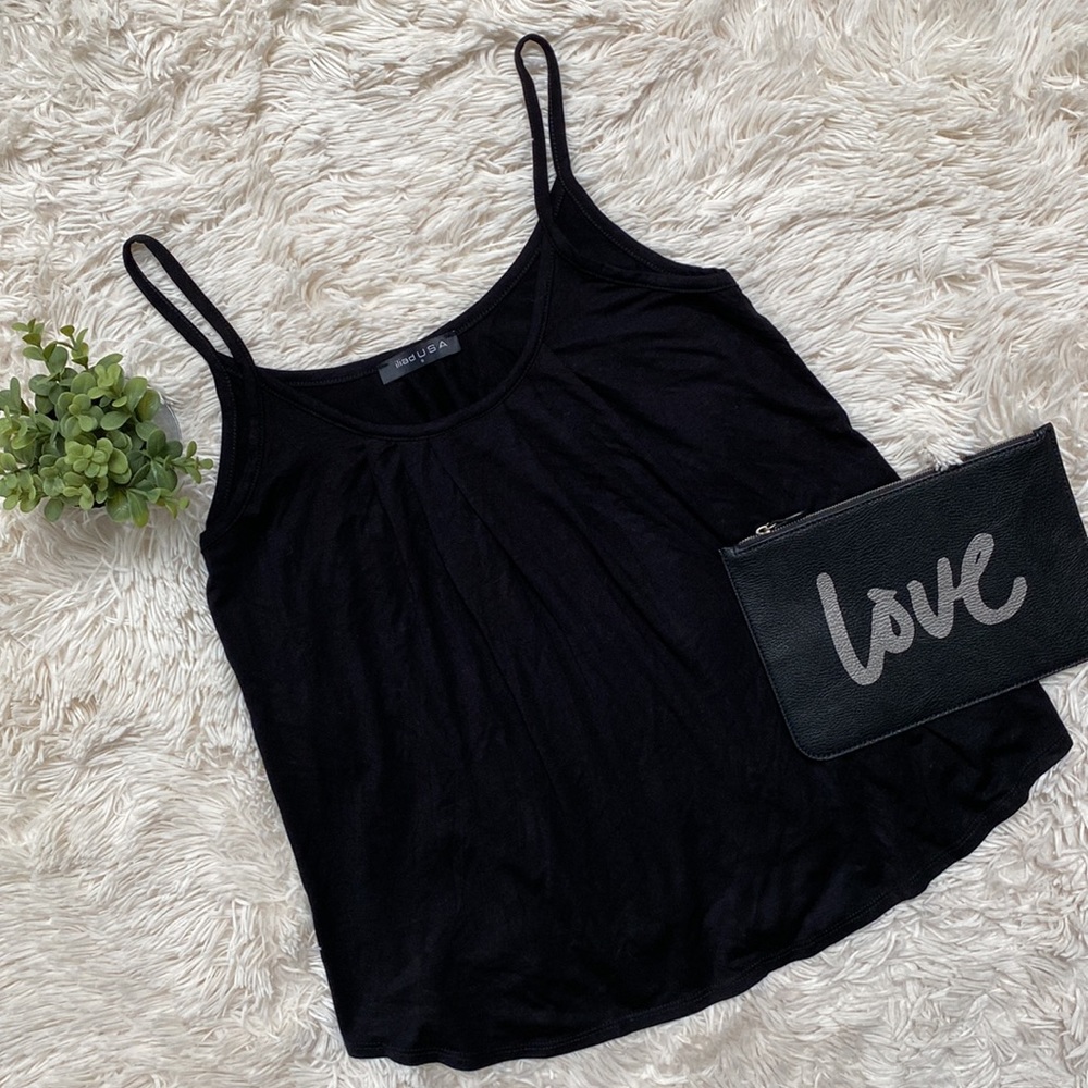 Iliad USA Flowy Tank Top 💗 Black